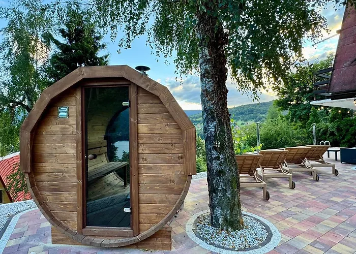 Widokowa - Sauna, Balia, Basen, Biliard Willa *